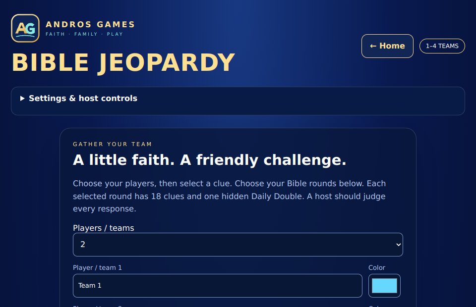 Bible Jeopardy game preview